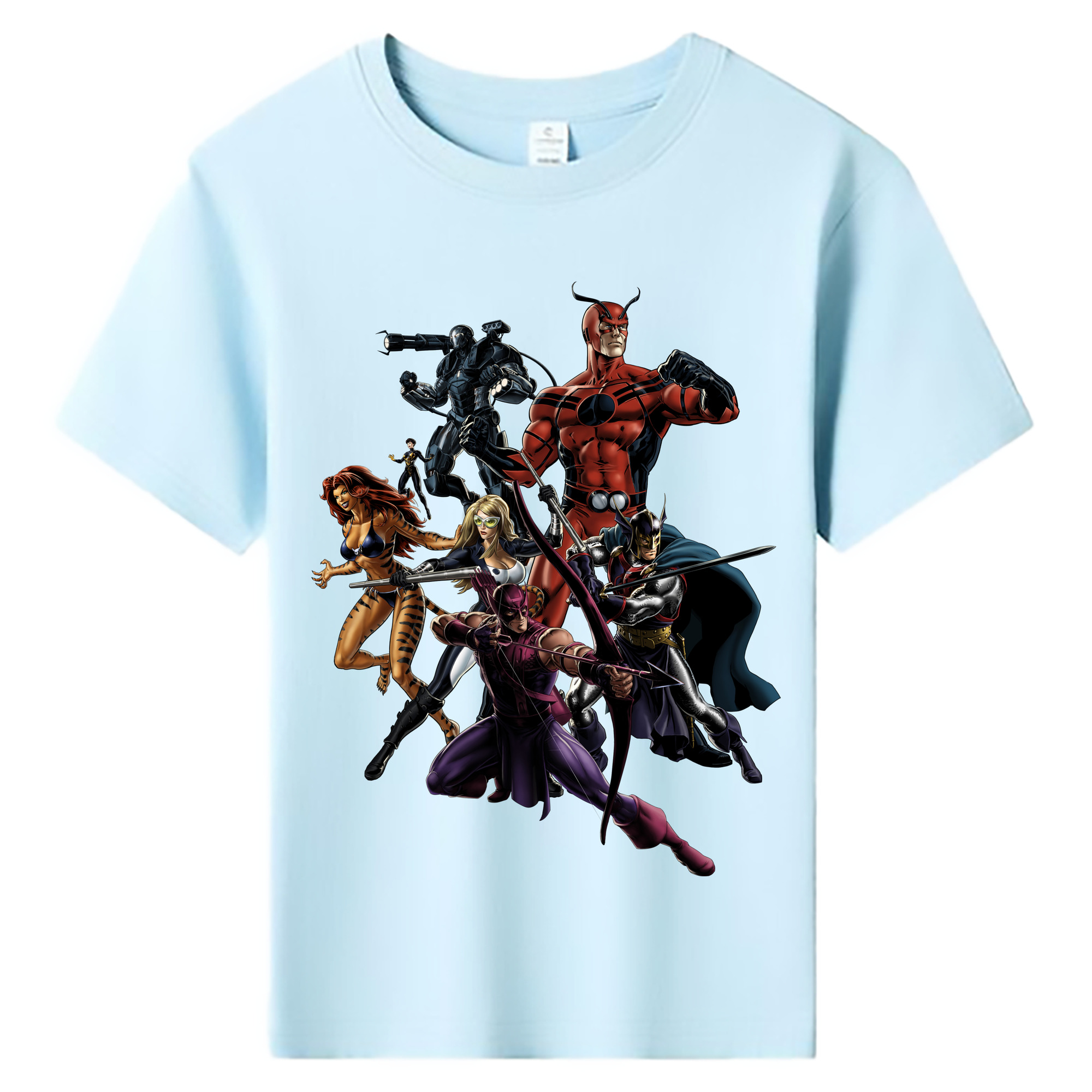 （画像用） アベンジャーズ The Avengers 綿100％キッズTシャツ（フロントプリント）